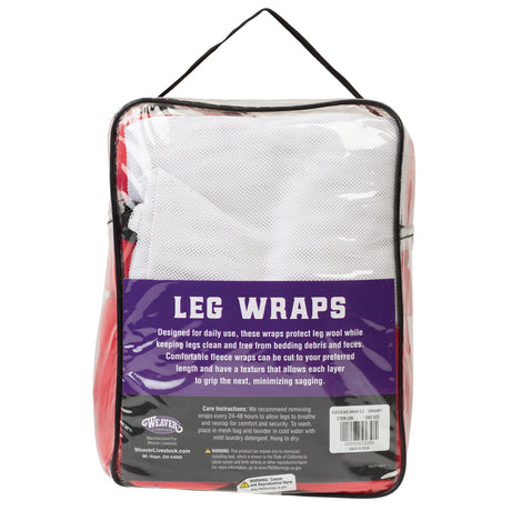 Sheep Fleece Leg Wraps, 4-1/2" x 9', 4 Pack