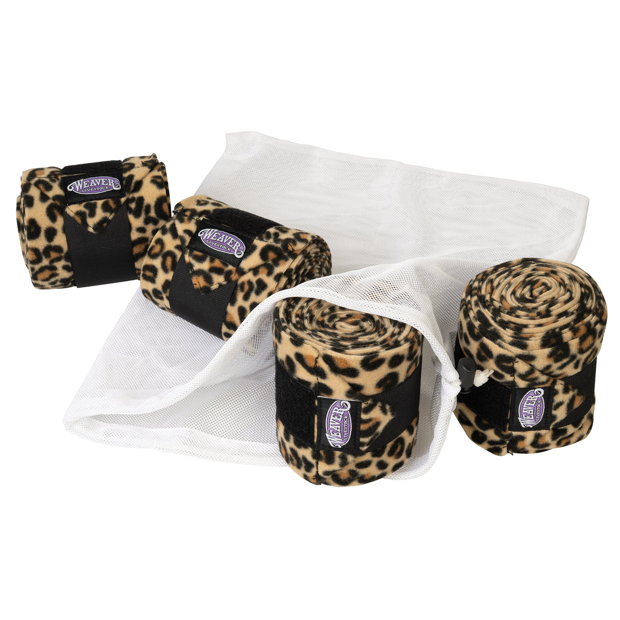 Sheep Fleece Leg Wraps, 4-1/2" x 9', 4 Pack