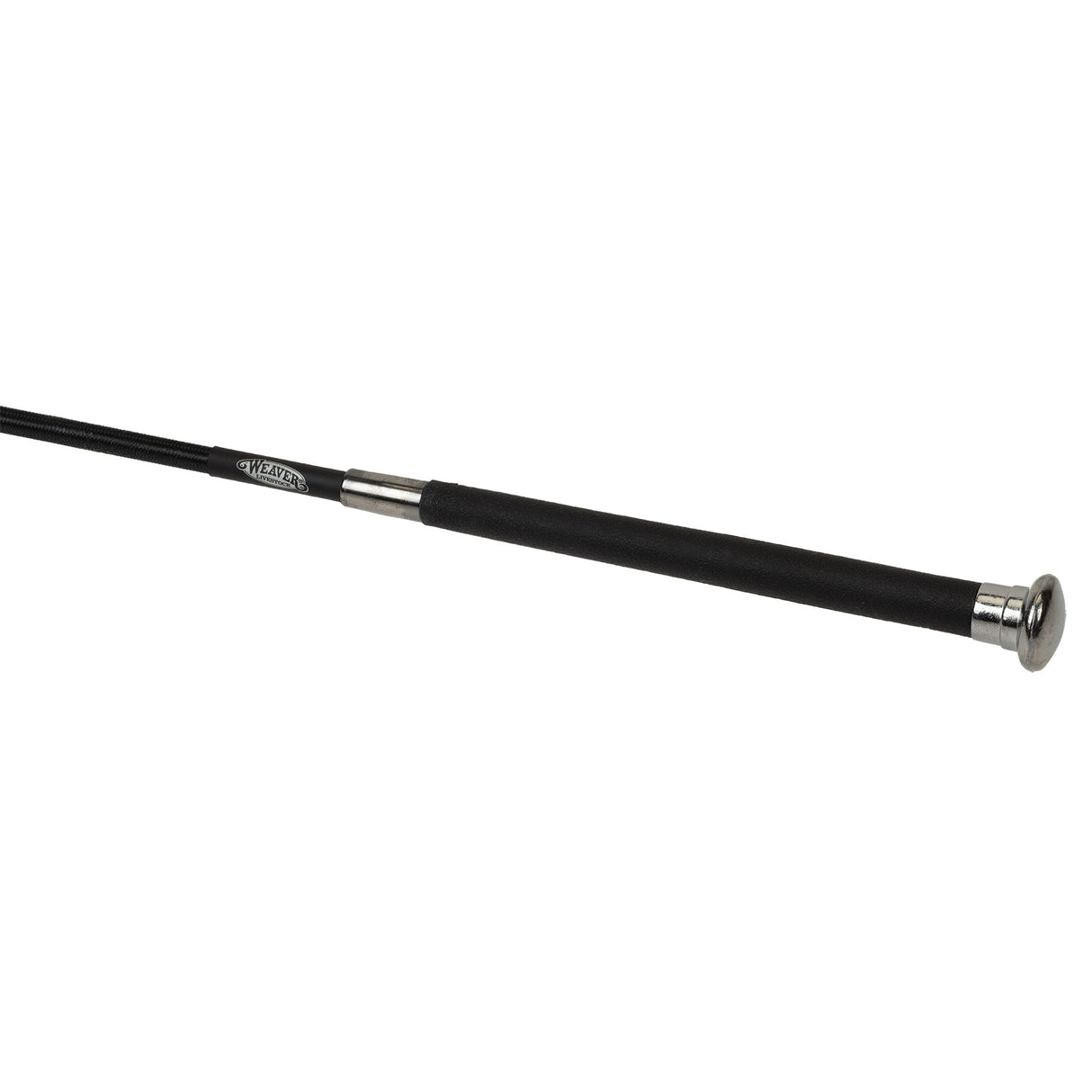 Riding/Pig Whip with Chrome Tip Handle