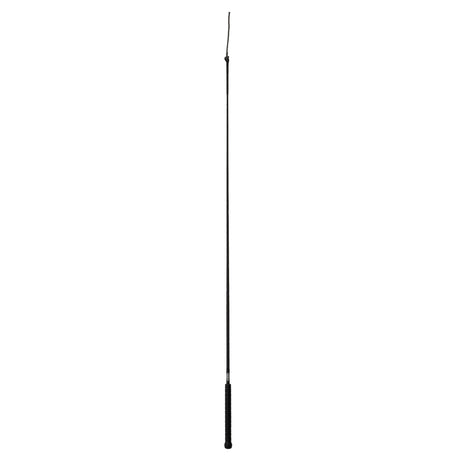 Pig Whip with Replaceable Popper, Black