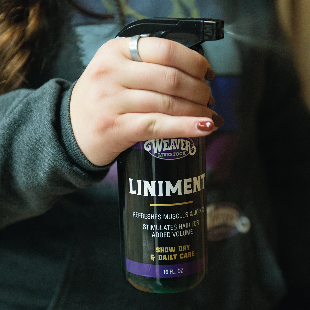 Liniment, 16 oz., spraying