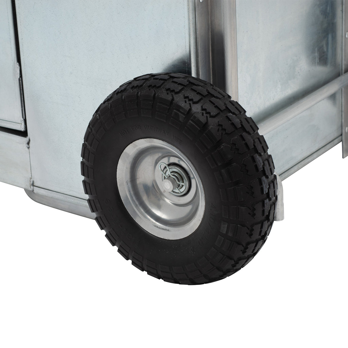 Jackpot Box, Galvanized Steel, wheel