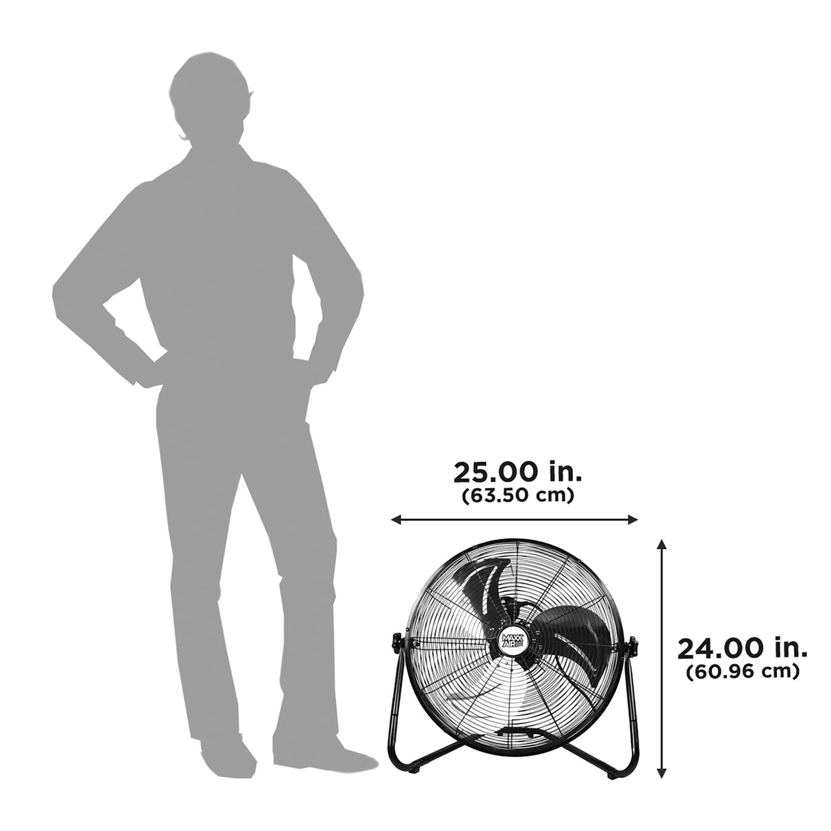 Maxx Air™ 3-Speed Floor Fan