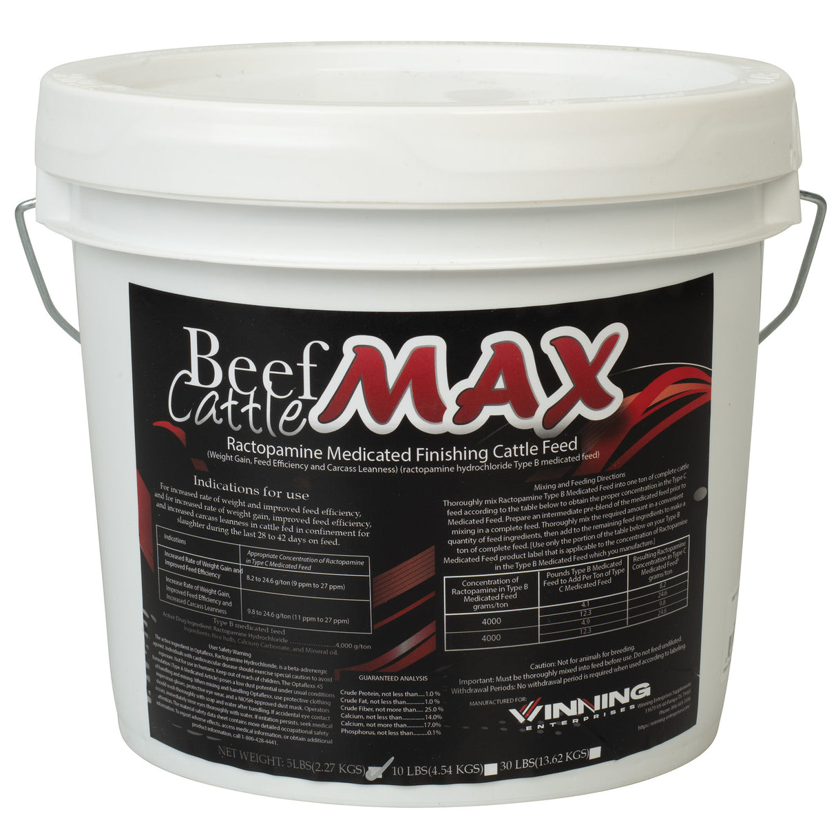 Beef Cattle Max, 5 lbs.