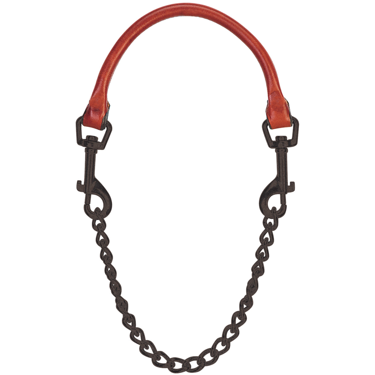 Leather and Chain Goat Collar, Regular