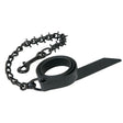 Pronged Lead Chain, Black Lead/Black Chain