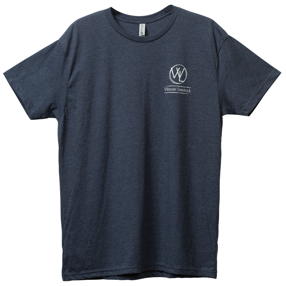 Weaver Brand T-Shirt, Navy Front