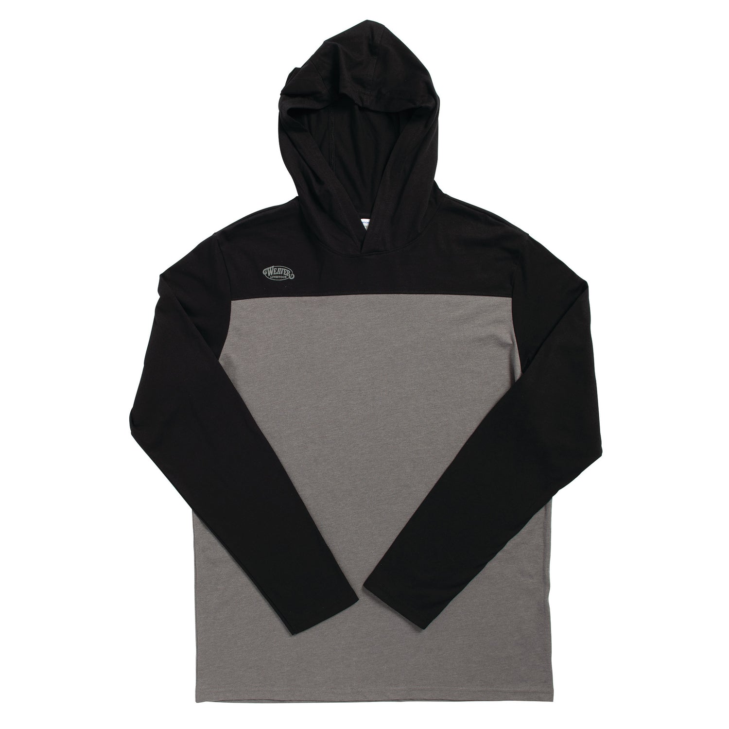 Weaver Livestock Hooded T-Shirt, Black/Gray