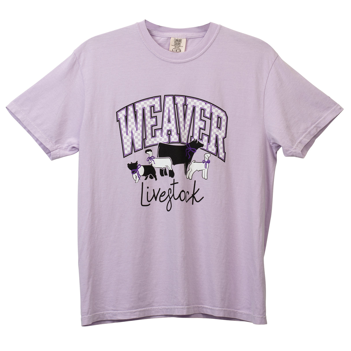 Orchid Purple Weaver Livestock Bow T-Shirt