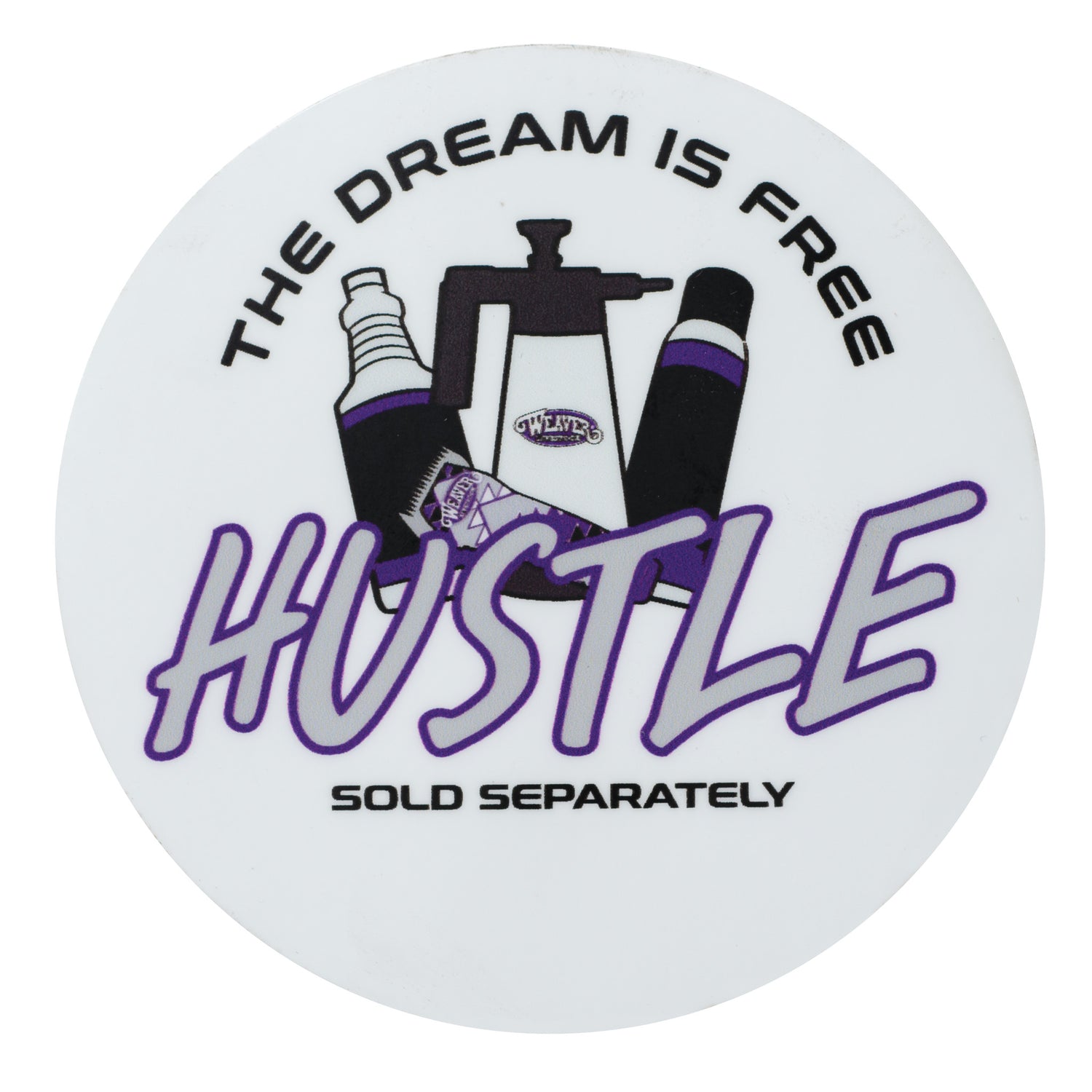 Hustle Sticker