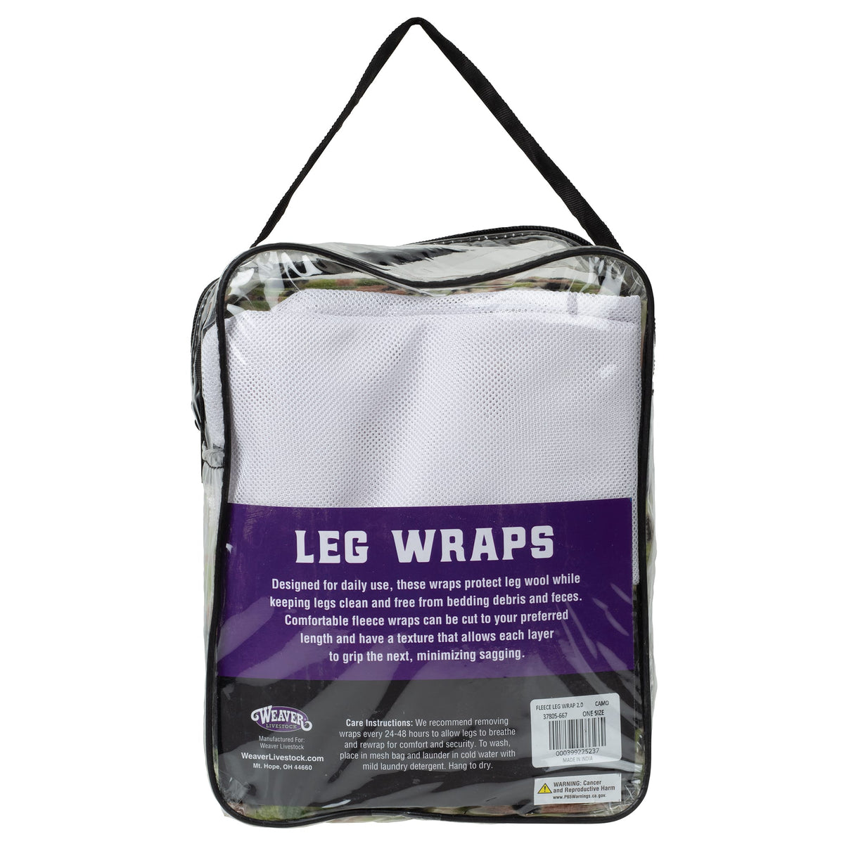 Sheep Fleece Leg Wraps, 4-1/2" x 9', 4 Pack