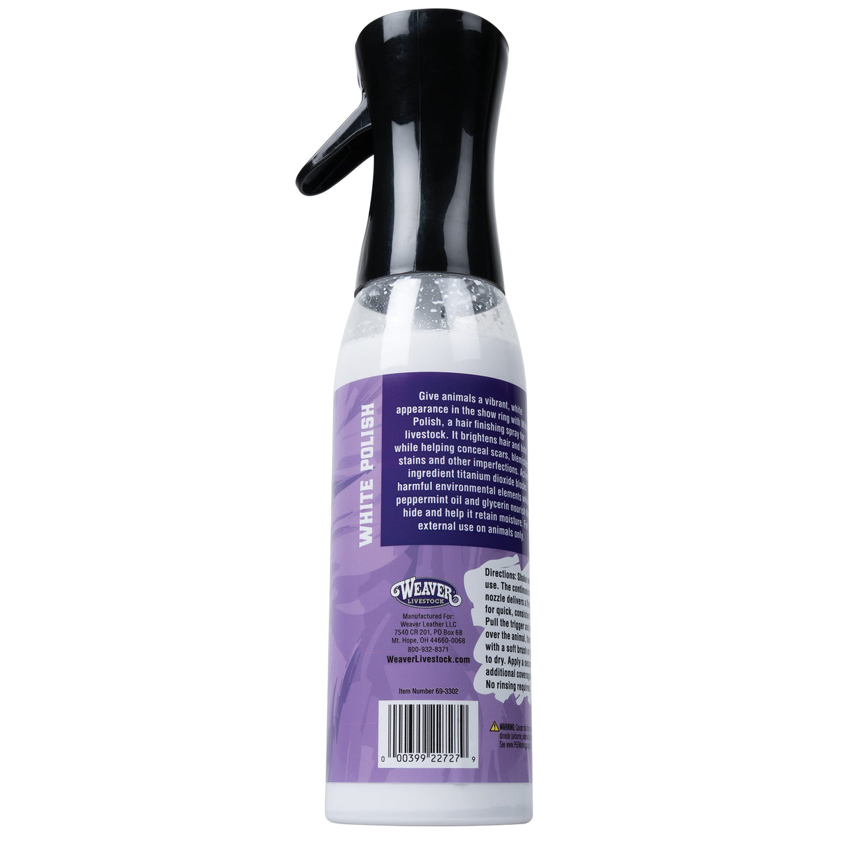 Continuous Sprayer Bottle with Sprayer - White Polish