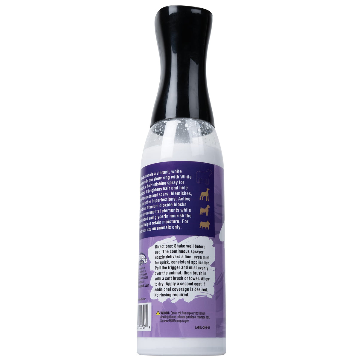Continuous Sprayer Bottle with Sprayer - White Polish