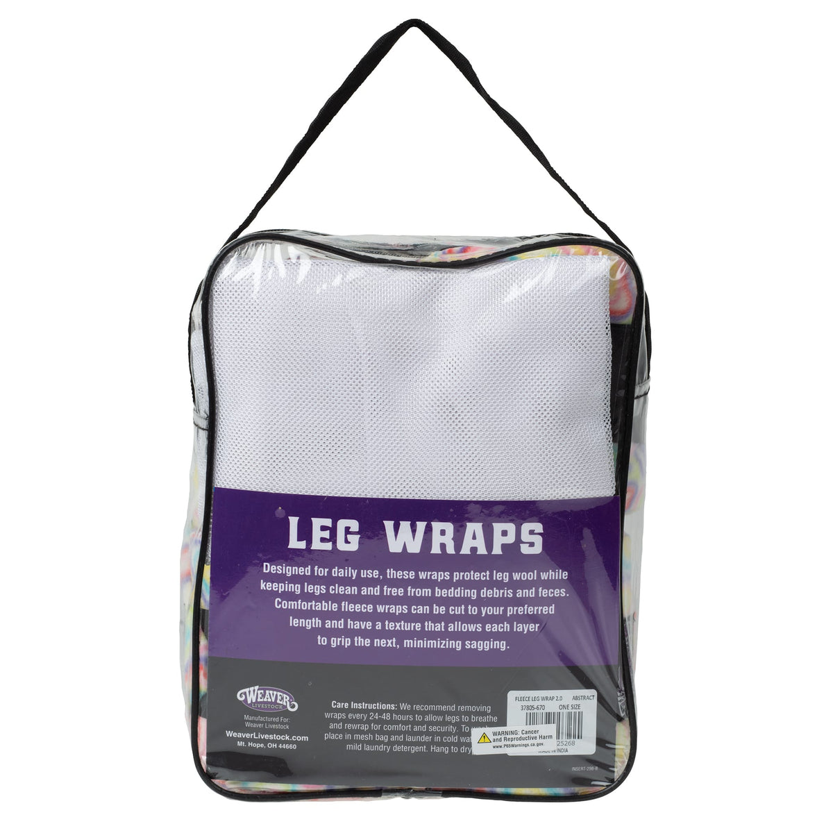 Sheep Fleece Leg Wraps, 4-1/2" x 9', 4 Pack