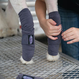 Sheep & Goat Fleece Leg Wraps, applied