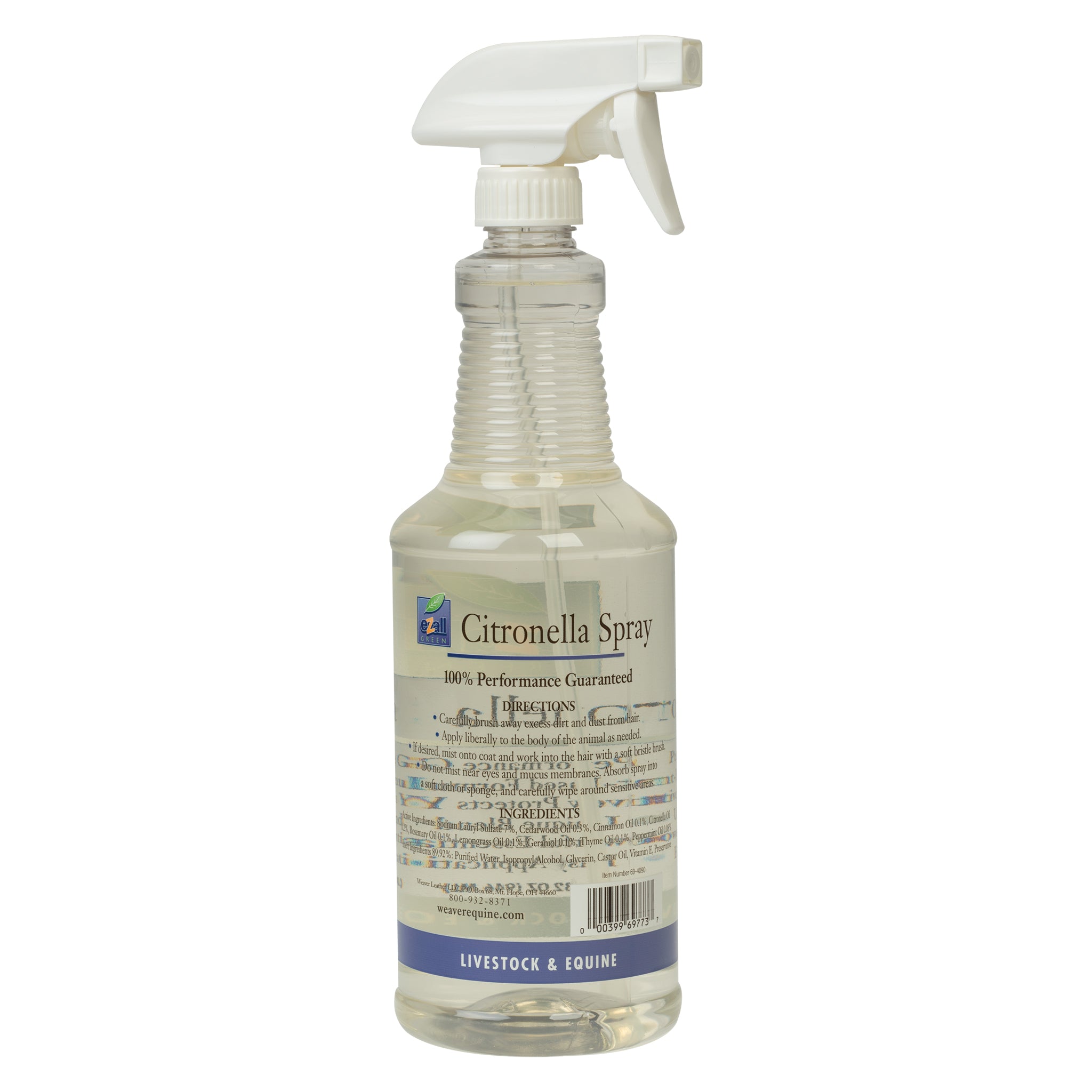 eZall® Green Citronella Spray, Quart - Weaver Livestock