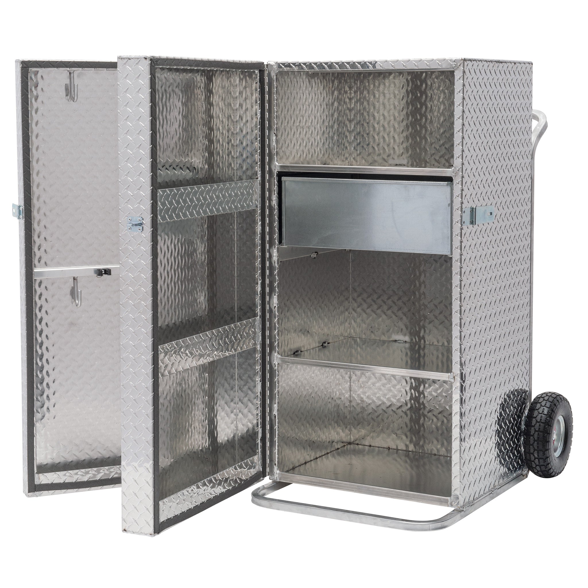 Aluminum Two-Door Dolly Showbox - Weaver Livestock Aluminum Two-Door Dolly Showbox - Weaver Livestock