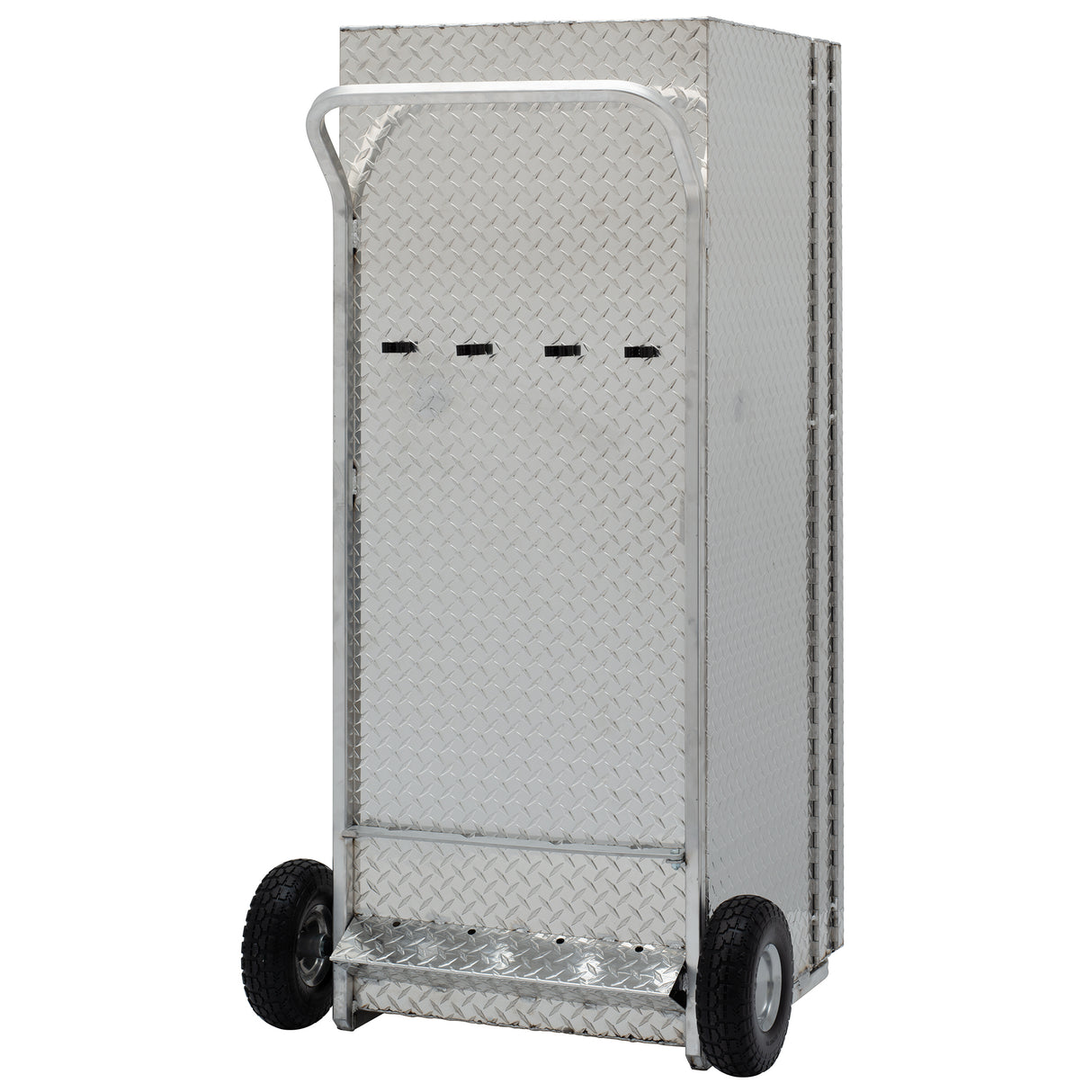 5' Dolly Two-Door Dolly Showbox, Aluminum