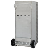 5' Dolly Two-Door Dolly Showbox, Aluminum