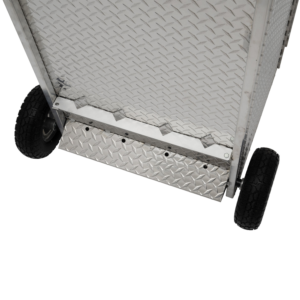 5' Dolly Two-Door Dolly Showbox, Aluminum