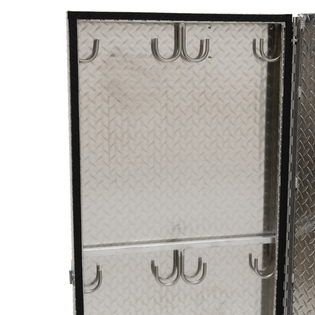 5' Two-Door Dolly Show Box, Aluminum
