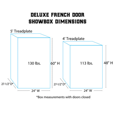 French Door Show Box, 4'