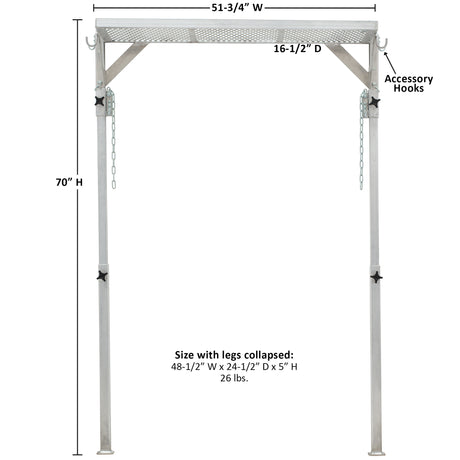 Weaver Livestock Hanging Show Box Hanger, Aluminum