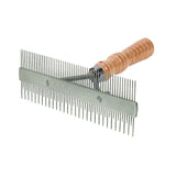 2 Sided Comb, Wood Handle