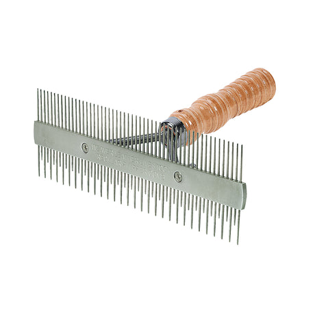 2 Sided Comb, Wood Handle