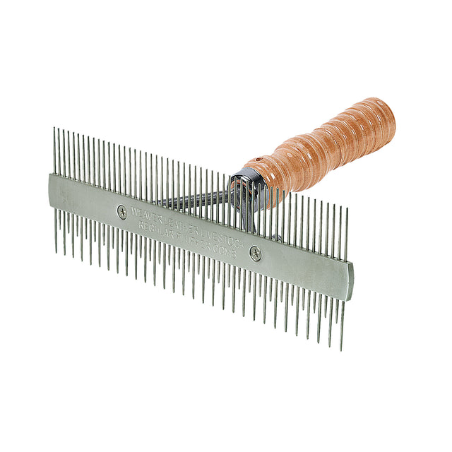 2 Sided Comb, Wood Handle