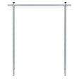 Sign Holder, Aluminum 5-Head Sale Rack