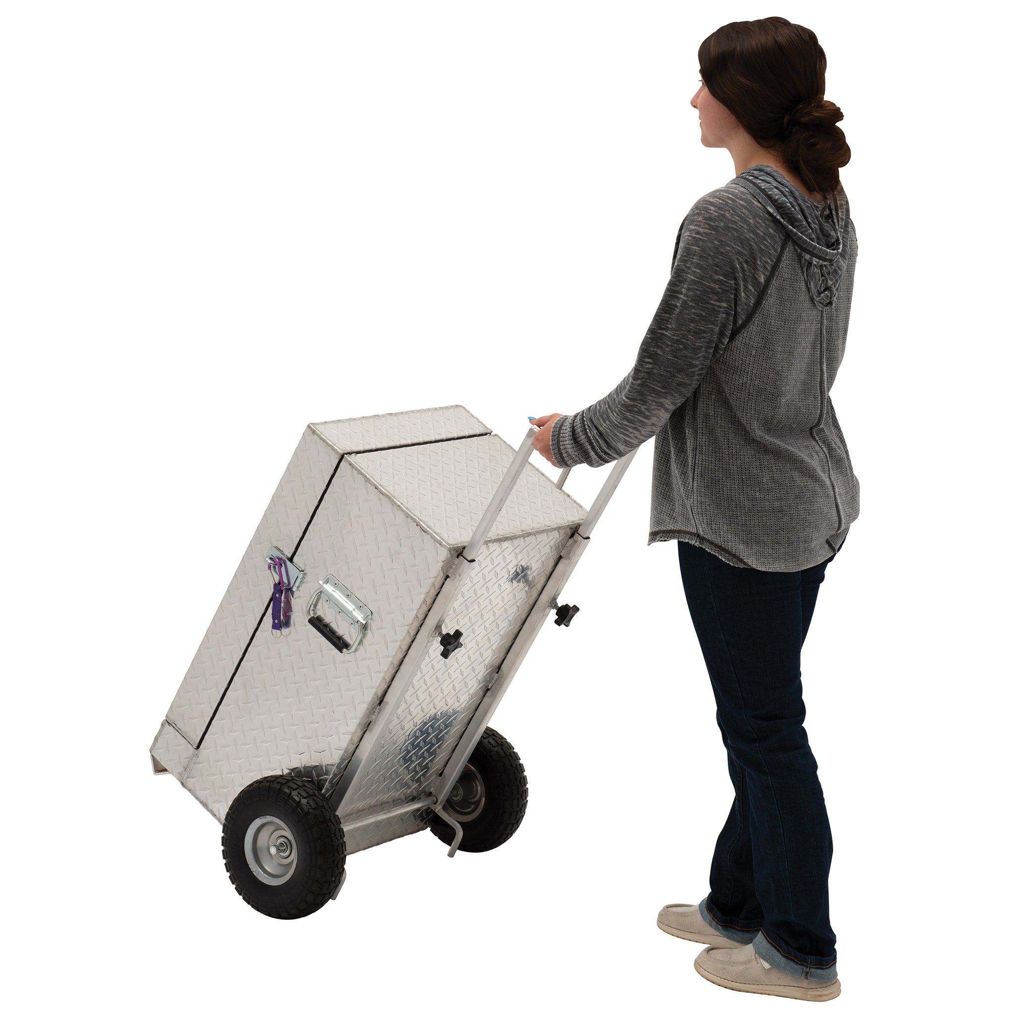 Jackpot Box, Aluminum Treadplate - Weaver Livestock