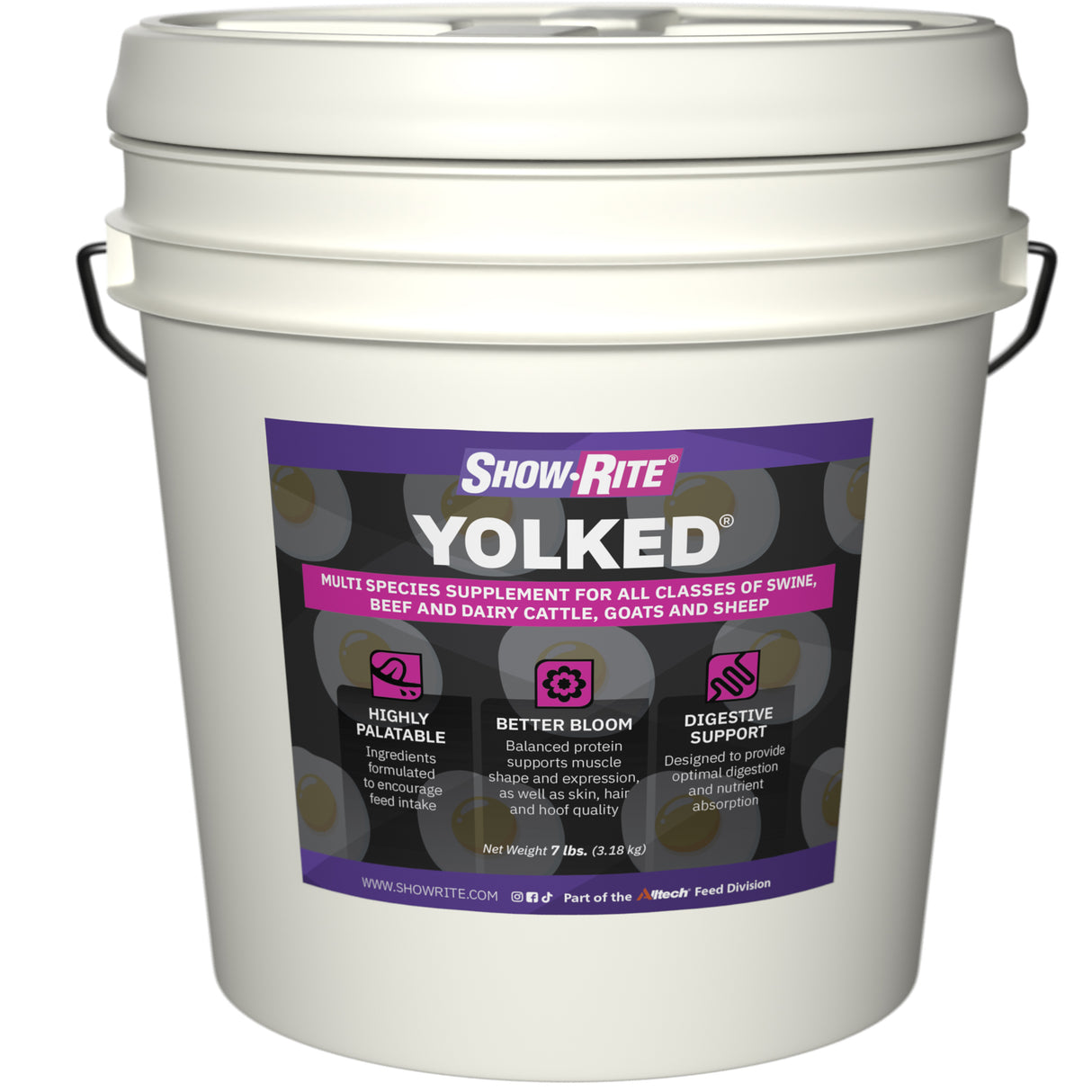 Show-Rite® Yolked, 18 lb. Pail
