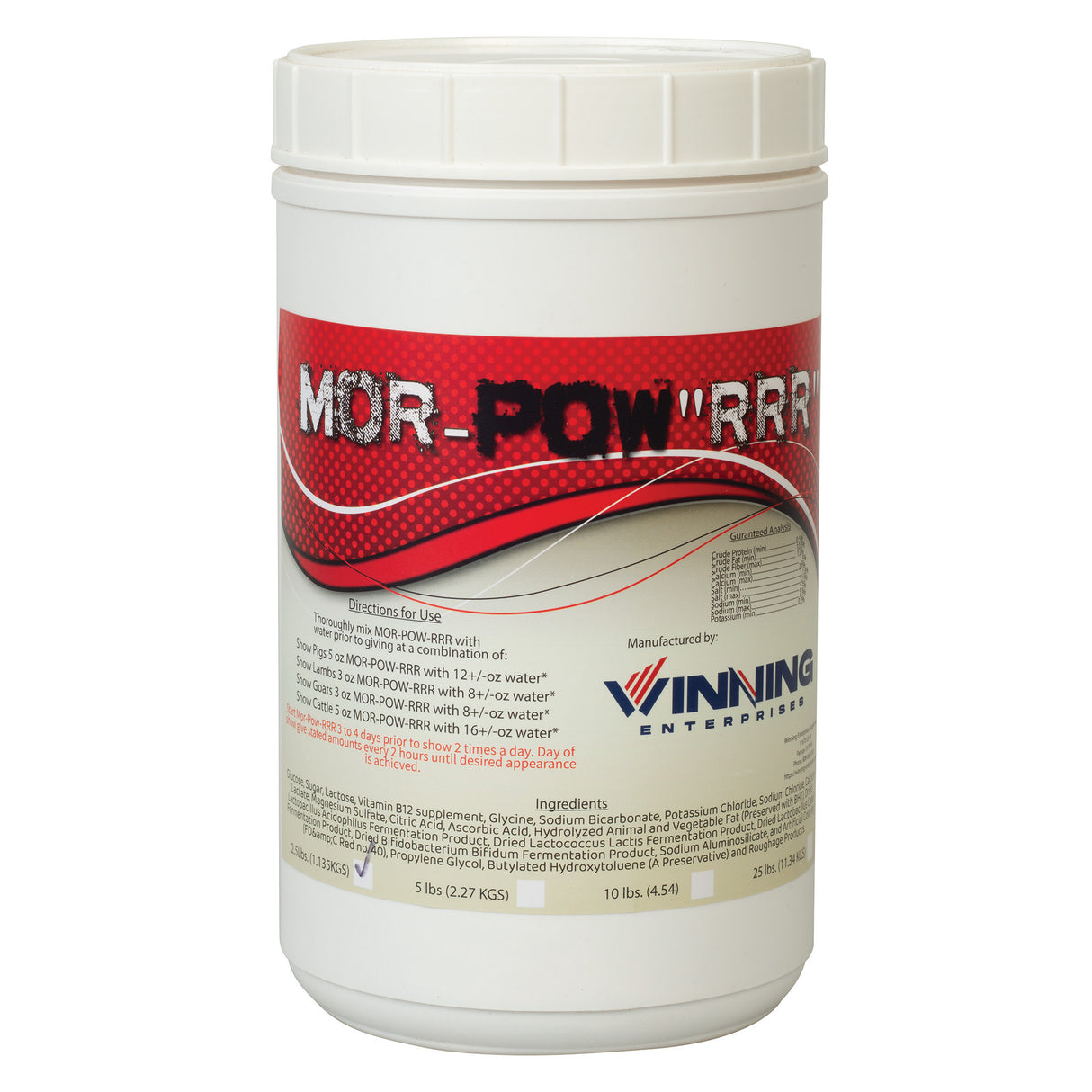 Mor-Pow "RRR", 2.5 lbs.