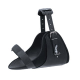 Neck Sweat System, Black Leather with SBR Neoprene Liner, Black, Large