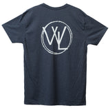 Weaver Brand T-Shirt, Navy Back