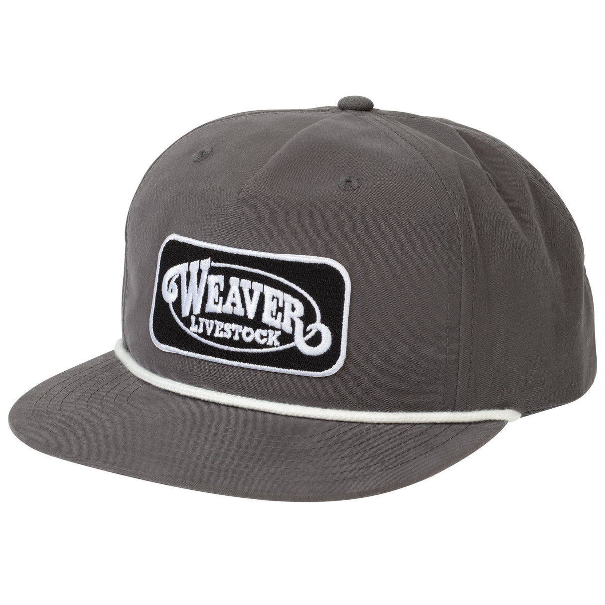 Gray Rope Logo Hat