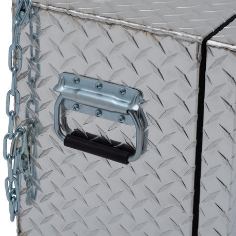 Mini Deep Hanging Show Box, Aluminum Treadplate