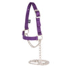 Nylon Adjustable Sheep Halter with Chain Lead