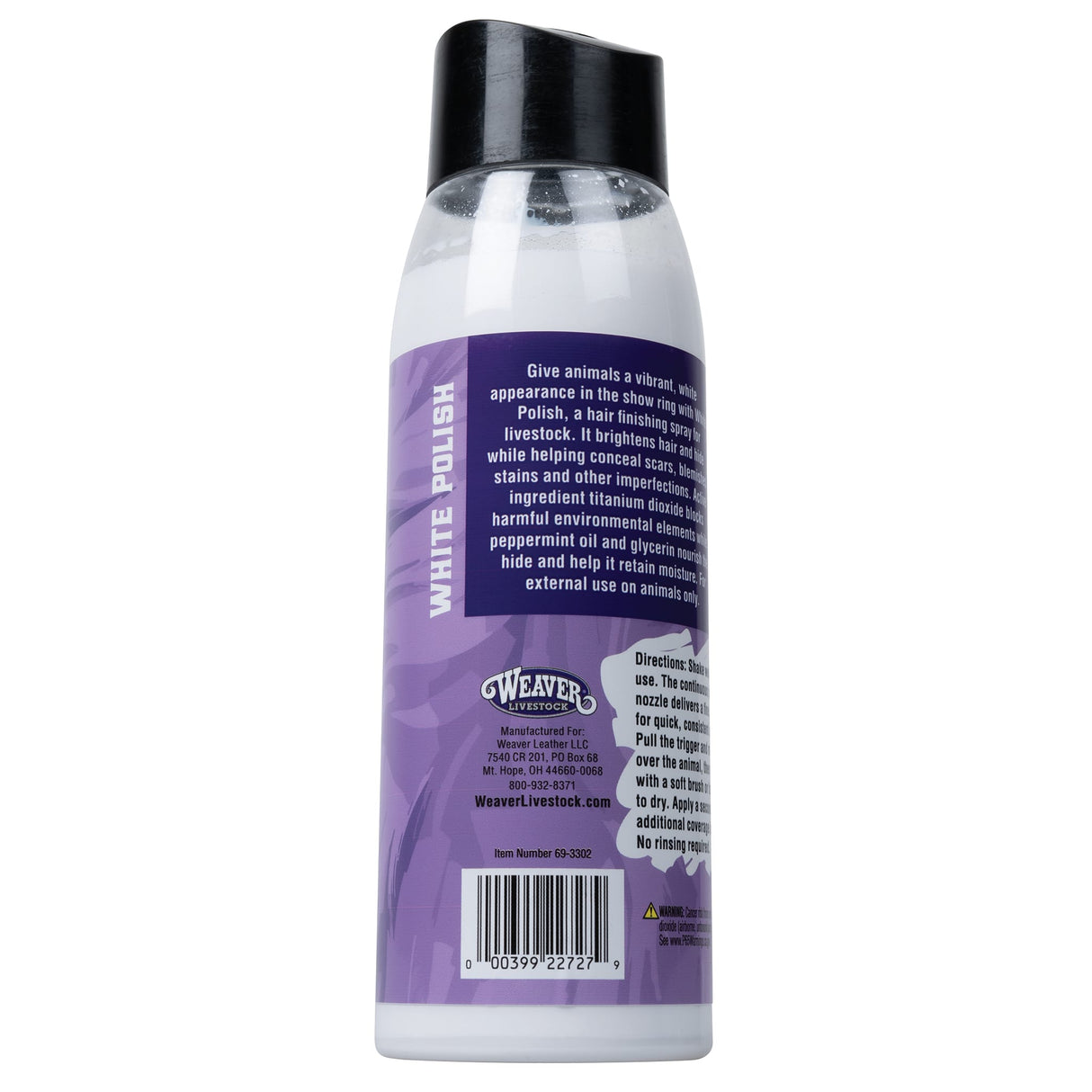 Continuous Sprayer Refill Bottle - White Polish