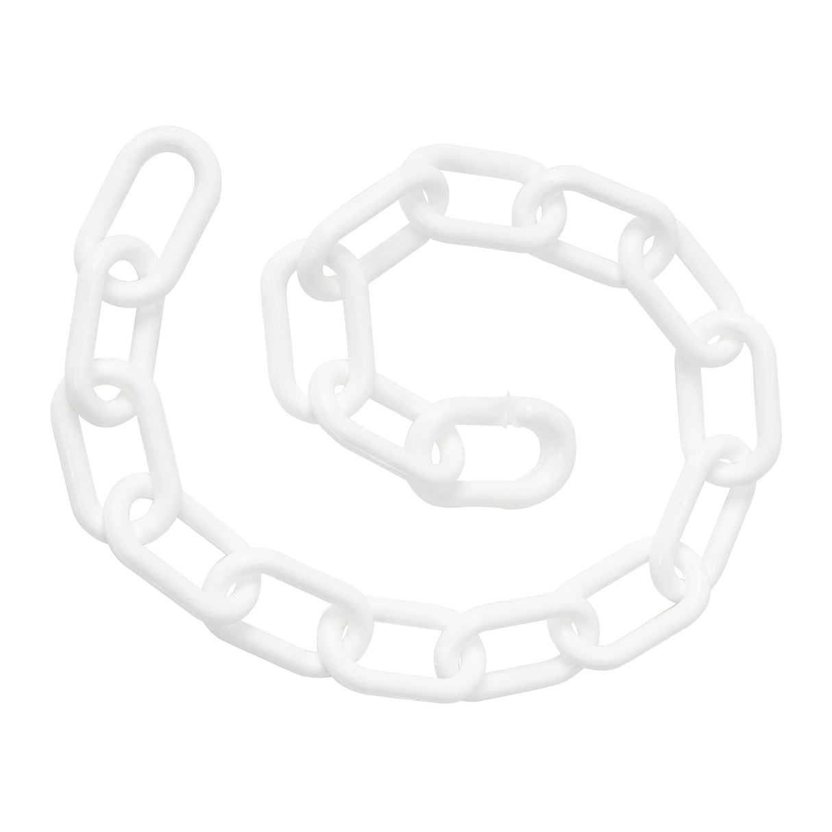 24" White Breakaway Plastic Goat Chain