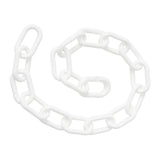 24" White Breakaway Plastic Goat Chain
