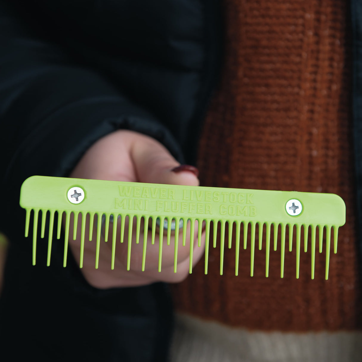 Plastic Mini Fluffer Comb