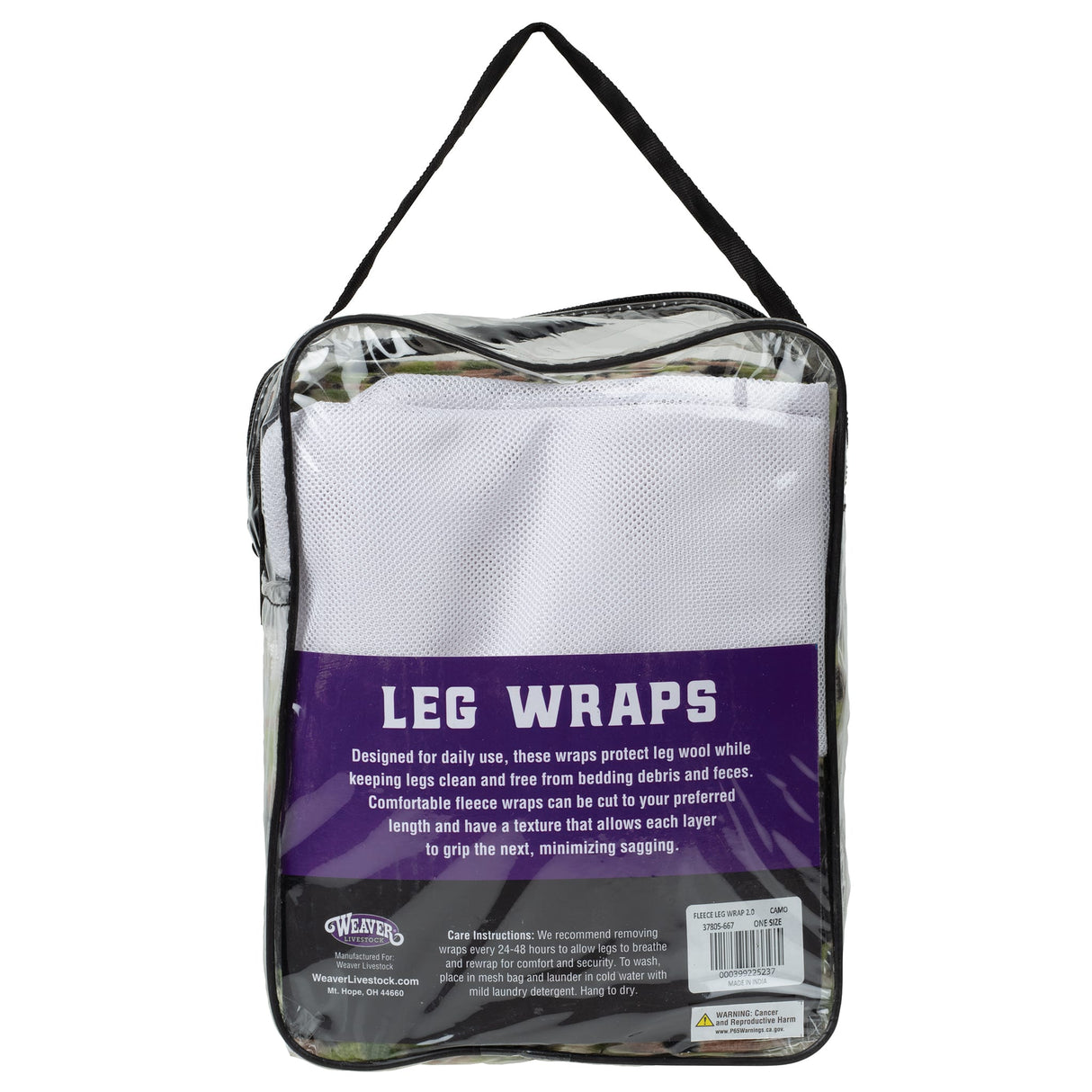 Sheep Fleece Leg Wraps, 4-1/2" x 9', 4 Pack
