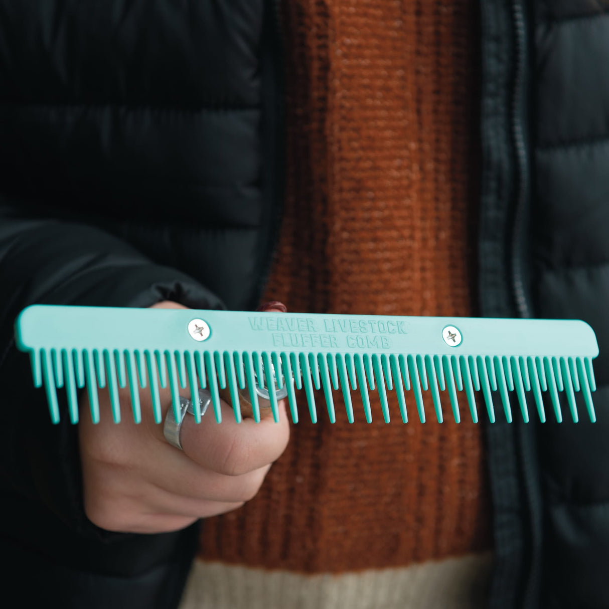 Plastic Fluffer Comb