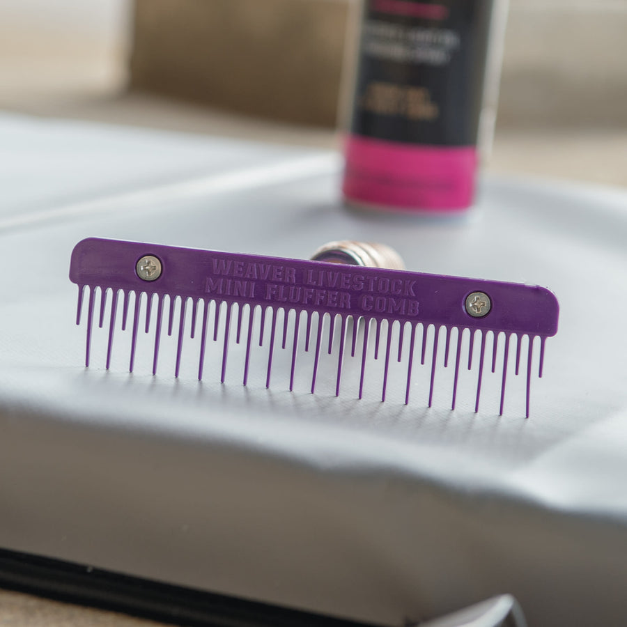 Plastic Mini Fluffer Comb - Weaver Livestock