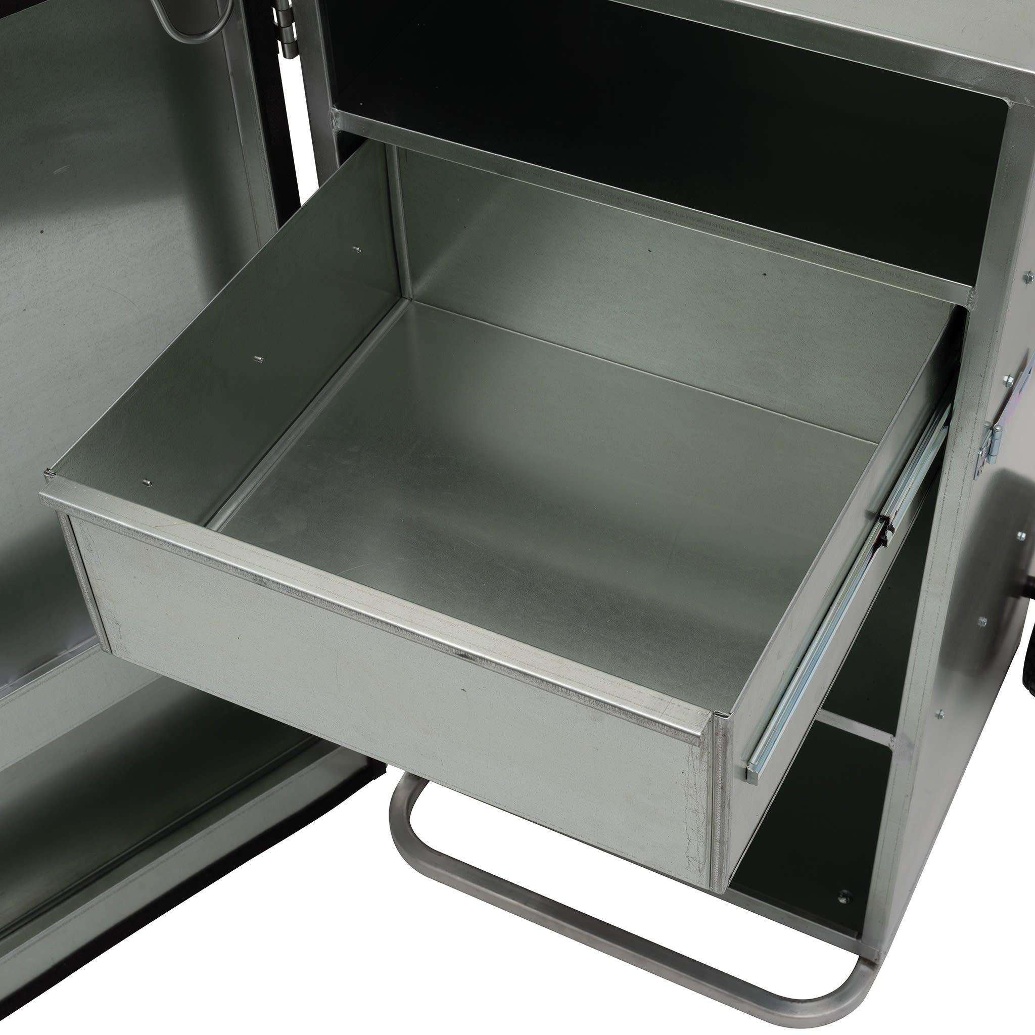 Single Door Galvanized Show Box, 4' - Weaver Livestock
