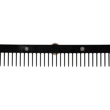 Plastic Skip Tooth Comb with Wood Handle