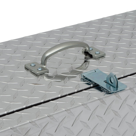 Mini Deep Hanging Show Box, Aluminum Treadplate