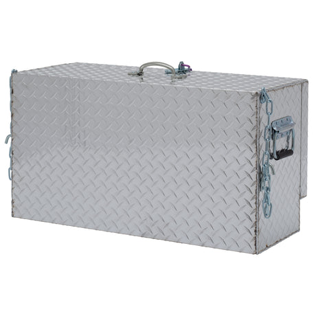 Mini Deep Hanging Show Box, Aluminum Treadplate